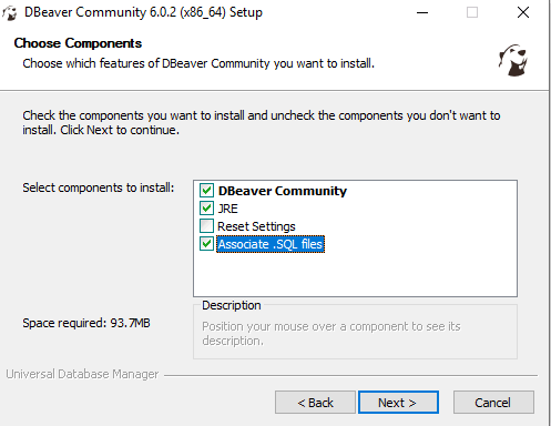 DBeaver PostgreSQL: DBeaver Components